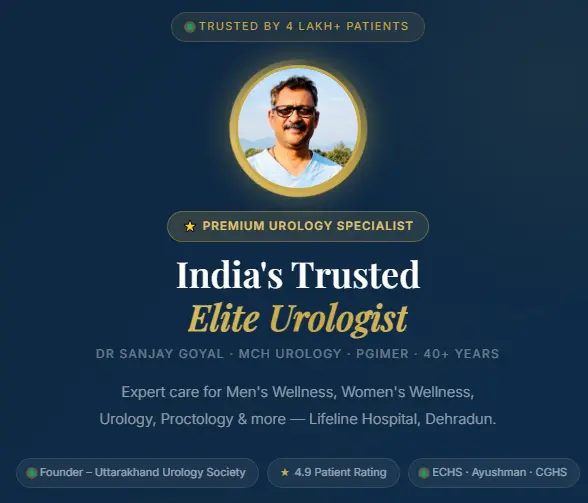 best urologist in dehradun dr. sanjay goyal
